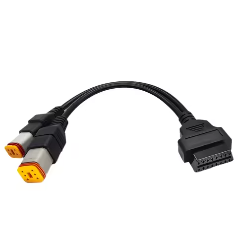 For Harley Davidson Motorcycle 6Pin 4Pin 2-in-1 to OBD2 Adapter OBD2 Diagnostic Scanner Adapter OBD 