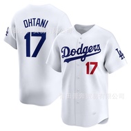 Mlb Baseball Jersey Dodgers 17OHTANI Embroidered Dodgers Shohei Otani Baseball Uniform