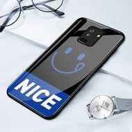 Case For Samsung A6+ 2018 J8 2018 J7 pro J6 Plus 2018 J6 Prime Smile Face Mirror Phone