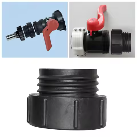 High Quality IBC Adapter 2in Fine Thread To Coarse Thread S60x6 Tank Outlet Connector Garden Home Va