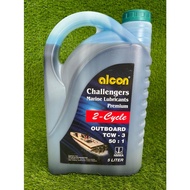Alcon 2T Outboard Marine Lubricants 5L TCW OIL