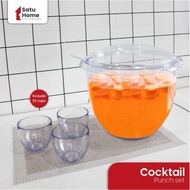 Satu.Home- COCKTAIL PUNCH SET ICE CONTAINER/ ICE CONTAINER AESTHETIC ICE CONTAINER AESTHETIC PUNCH S