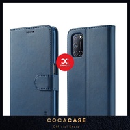 case oppo a92 flipcase wallet leather oppo a95 leather case dompet a95 - a95 oppo 4g cokelat