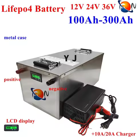 FN Lifepo4 24V 100Ah 200Ah 12V 250Ah 280Ah 300Ah 36V 260Ah 280Ah 300Ah Lithium Battery for Trolling 