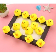 20Pcs Duck Squeeze Duck Rubber Duck Mainan Itik getah Berbunyi Bathroom Toys Swimming Toys Game Toys