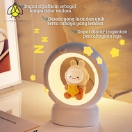 Moon Star Night Light, Children's Night Light, Moon Star Motif, Rechargeable Decorative Room Lamp