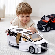 1:24 VELLFIRE MPV Alloy Car Model Diecast Metal Toy Vehicles Car Model High Simulation Sound and Lig