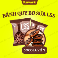 Bánh Quy Bơ Sữa LSS Mix Vị TÚI LỚN 1KG - Bánh Quy LSS Socola Sữa Chua Việt Quất Thơm Ngon - Bánh Qu