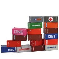 3pcs Different or Same N Scale 20' Shipping Container 1:160 20ft Cargo Box with Magnets C15007