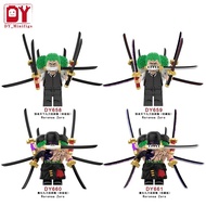 One piece Anime Zoro Nine Swords Assembled Building Blocks Children's Toys Minifigures Or