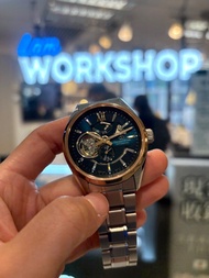 特別藍綠色錶盤ORIENT STAR 限量版 Modern Skeleton 正裝錶AV0120L