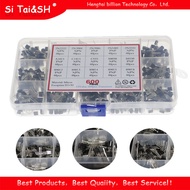 15value 600pcs Transistor TO 92 Box Kit 2N2222 2N3904 2N3906 2N5401 3N5551 A1015 C1815 C945 S8050 S8