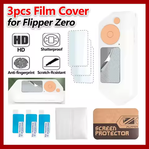 3pcs Screen Film Cover Anti Fingerprint Anti-Glare Game Console Screen Protector Anti-Scrach Transpa