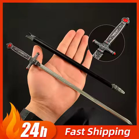22cm Moive Peripheral Gryffindor Sword All Metal Crafts Weapon Model Outdoor Karambit Samurai Sword 