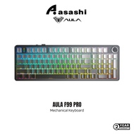 Aula F99 PRO 3-in-1 Gasket Mechanical Keyboard (99 Keys, RGB,Type-C Wired,2.4G Wireless & Bluetooth)