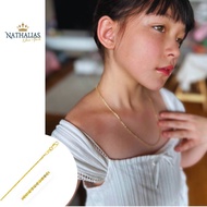 Nathalias NY สร้อยคอทองคำแท้ 14K เส้นบาง Sparkle Chain 1.5 มม. 00800