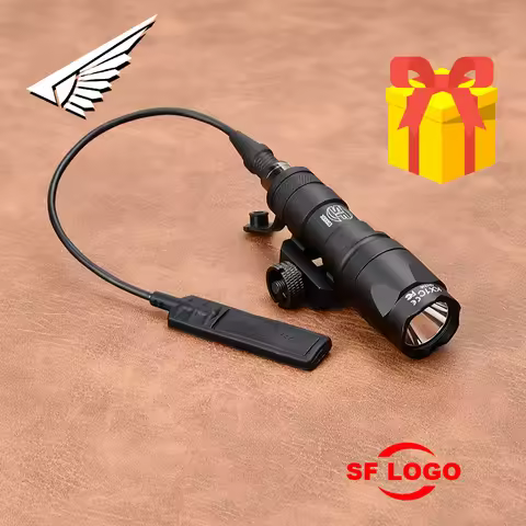 SureFire M300 M600 Tactical Flashlight CR123A Battery Powered Picatinny Rail Mount TIR Lens For AR15