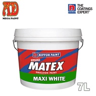 Nippon Paint Super Matex White 7 Liter (7L)