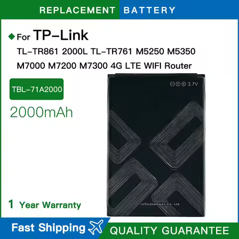 Brand New 2000mAh TBL-71A2000 Battery For TP-Link TL-TR861 2000L TL-TR761 M5250 M5350 M7000 M7200 M7