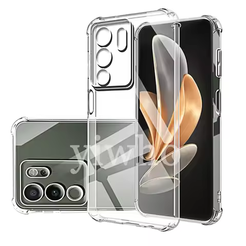 Transparent Phone Case for Vivo V30 Lite Pro Protective Camera Back Cover for Vivo V29 V27 V25 V23 V