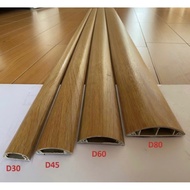 Wood grain semi-circular brace D30 D45 D60 D80 1.2m tree