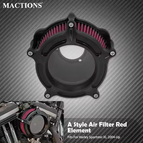 Motorcycle Air Filter Intake Air Cleaner System Kit For Harley Sportster XL Iron 883 1200 Touring Ro