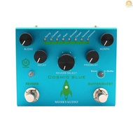 Fast Ship MOSKYAudio Guitar Effect Pedal Digital Reverb with Buffer/Booster Reverberation Guitar Ped
