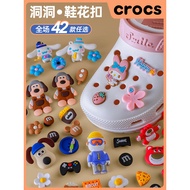 Suitable for crocs crocs Shoes Accessories crocs Shoes Flower Buckle Decorative Buckle Zhibixing cro