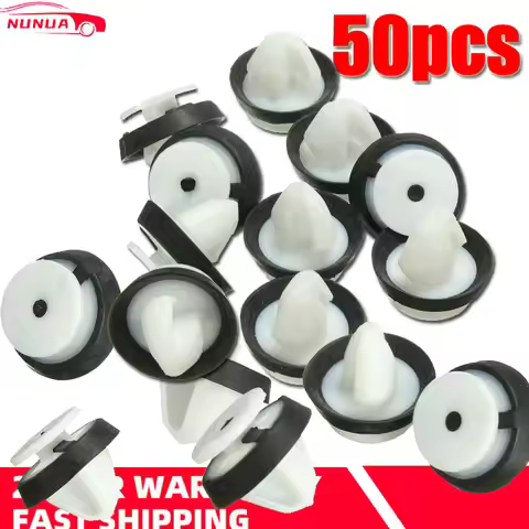 50Pcs Car Auto Bumper Fastener Retainer Push Door Panel Clips 9341PF 6991Y8 For Citroen C2 C8 C3 C4 