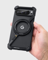 Frameless Metal Bumper Case For Google Pixel 9 Pro XL Back Cover Shockproof Shell Magsafe Magnetic R