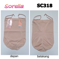 SORELLA Sc318 seamless highwaist Corset With Bottom Hook & bra Hook Strap L