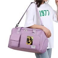 Travel bag & Vin Diesel Mona Lisa Parody Art