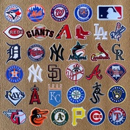 Customize Brand Logo Major League Baseball MLB Team Embroidery Patches Velcro Badges Stickers