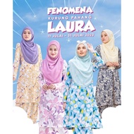 [LUVLA] Baju Kurung Laura 9.0 (B)  IRONLESS  murah (TAK PAYAH GOSOK / XS-5XL / Sedondon Raya 2023 / printed plus size
