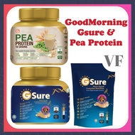Good Morning Gsure (900g Tin / 1kg Refill) &amp; Pea Protein 1kg