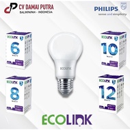 Ecolink LED Bulb 6W 8W/ 10W/ 12W E27 6500K ICT/12
