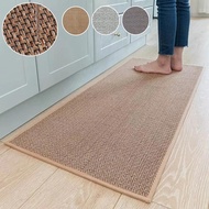 Kitchen Weave Mat Non-Slip Kitchen Rug Washable Super Absorbent for Floor Laundry Room Rug