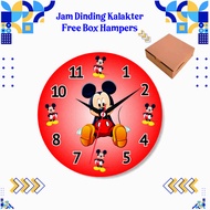 Jam Dinding Kalakter / Jam Dinding Kartun / Jam Dinding Lucu / Jam Dinding Unik / Jam Dinding Kalakt