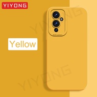 Oneplus9 trường hợp yiyong mềm Silicone lỏng vuông bìa cho Oneplus 9 Pro 9R 9rt Một cộng với 10 r 10