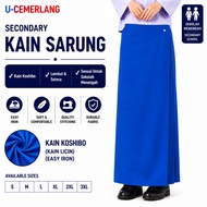 U-Cemerlang Secondary Kain Sarung Koshibo /Kain Sarung Koshibo Sekolah Menengah