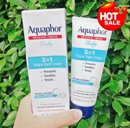 80% Sale!!! EXP. 8/24 ครีมทาผื่นผ้าอ้อม Aquaphor® Healing Cream Baby 3 in 1 Diaper Rash Cream 99g Pr