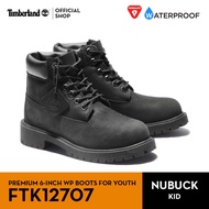 Timberland Kid's YOUTH PREMIUM 6-INCH WATERPROOF BOOTS รองเท้าบูทเด็ก (FTK12707)