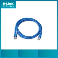 D-Link Cable CAT6 UTP 24 AWG PVC Round Patch Cord - 3M - Blue Colour