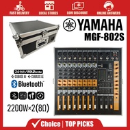 Yamaha MGF-802S PRO 8 Channels Professional Audio Mixer 2200Wx2/8Ω Output Power Mixer 16 DSP Bluetoo