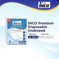 Pureen INCO Premium Disposable Underpad [Extra Large] (10+1's)