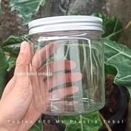 600ml Jar Silver Lid Diameter 9cm Height 10cm