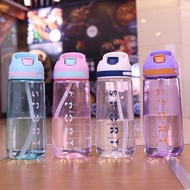 *Ready Stock* 550ML Large Capacity Sport Water Bottle Large with HANDLE Portable Plastic Outdoor -SP
