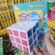 Magic cube 3x3 3 x 3 THREE times children's toy cube square puzzle