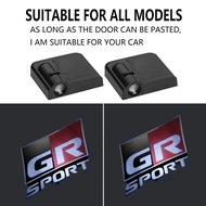GR Wireless LED Car Door Welcome Logo Light Projector Shadow Lamp Retrofit Accessories For Toyota AE