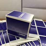 กล่องนาฬิกา CASIO สีน้ำเงิน กล่องกระดาษ-